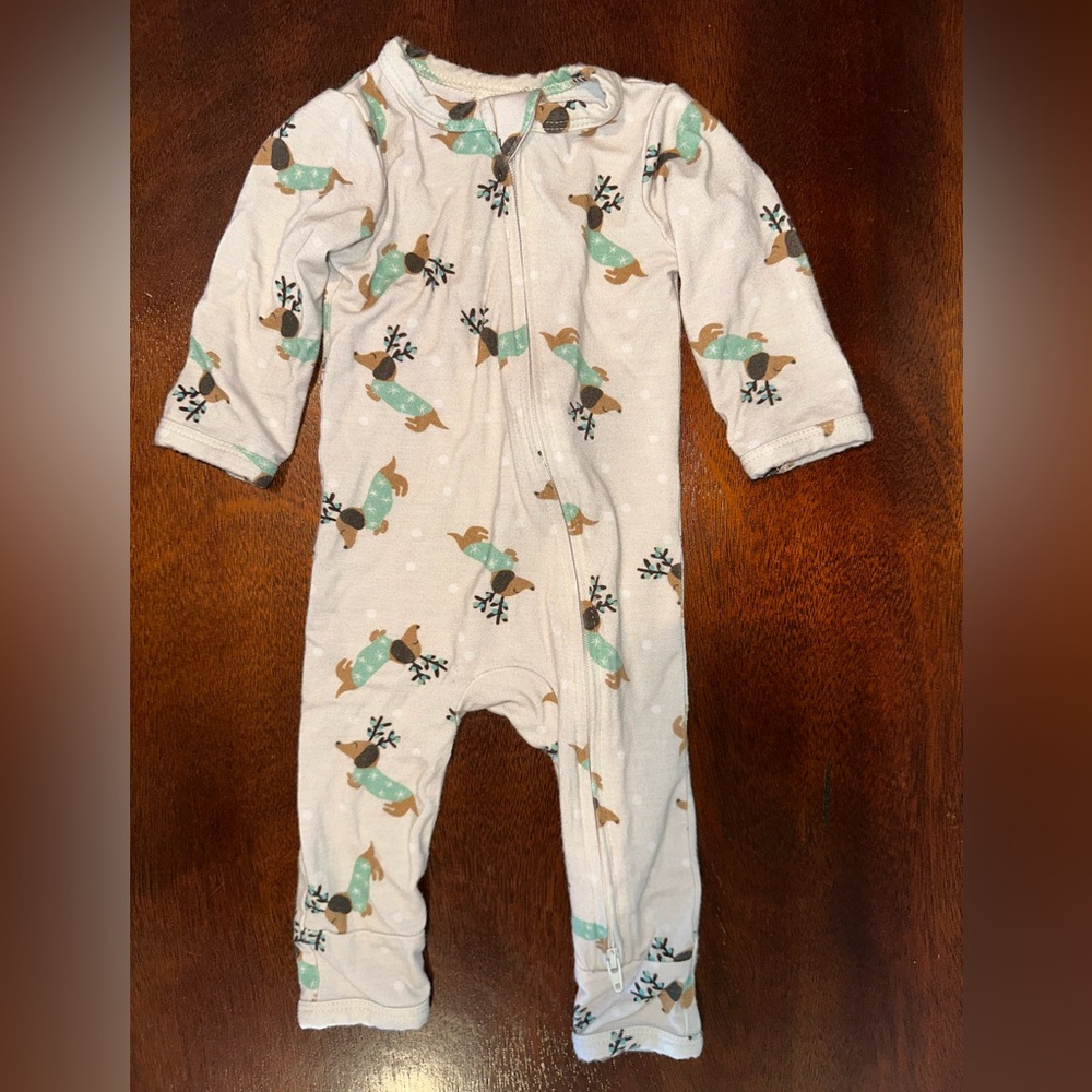 Dachshund Reindeer Onesie
